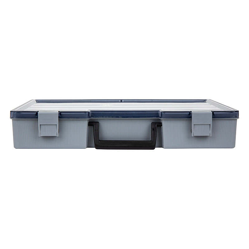 6771UA (711-2) Small Industrial Satchel Compartment Case showing latches and handle