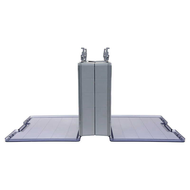 6772AD (748-2) Double-sided Small Industrial Satchel Compartment Case shown with both lids open