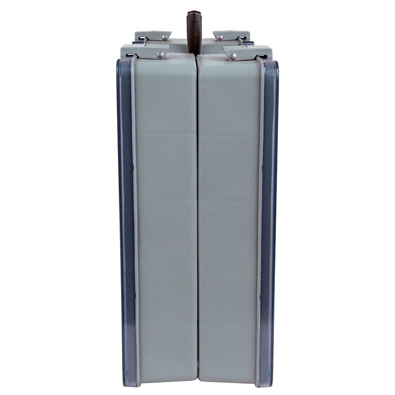 6772AD (748-2) Double-sided Small Industrial Satchel Compartment Case shown closed at side view