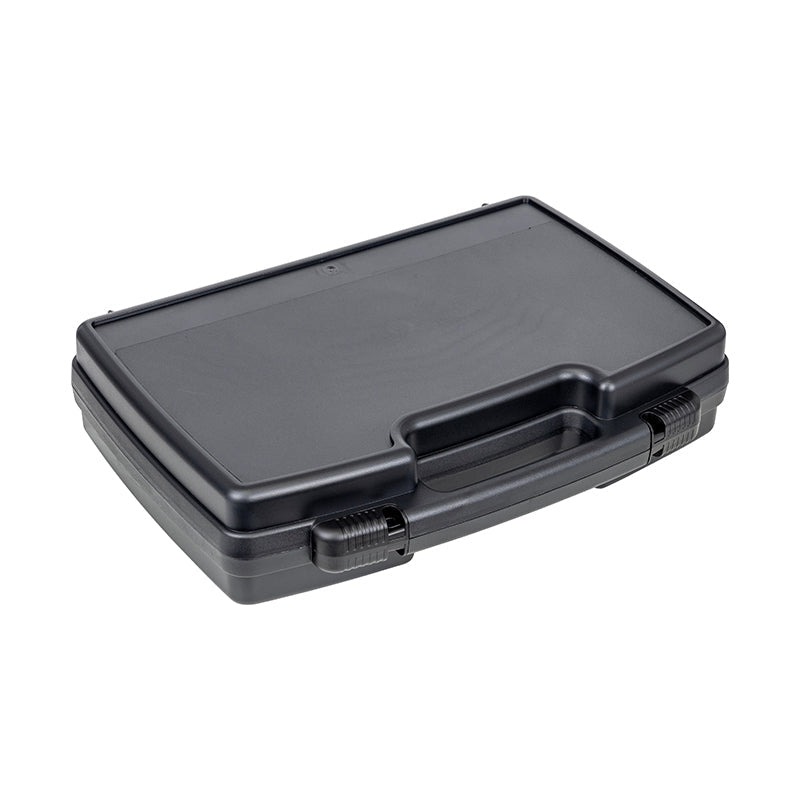 6785TB Black 17 Inch Tradesman ECO Case with Empty Interior – Angled View