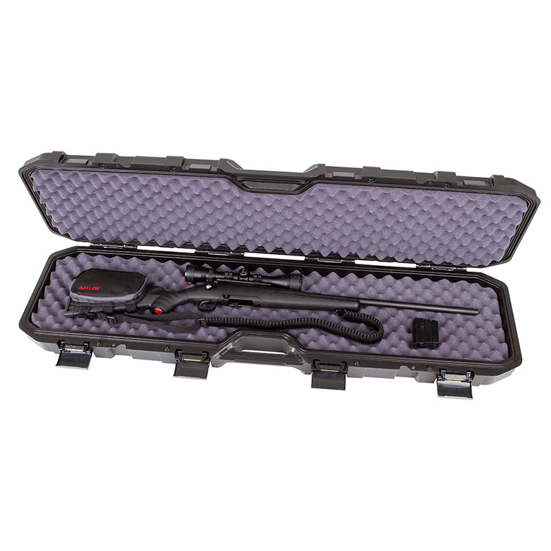 Double Coverage Rifle Case 5114NK Shown propped with rifle to see fit