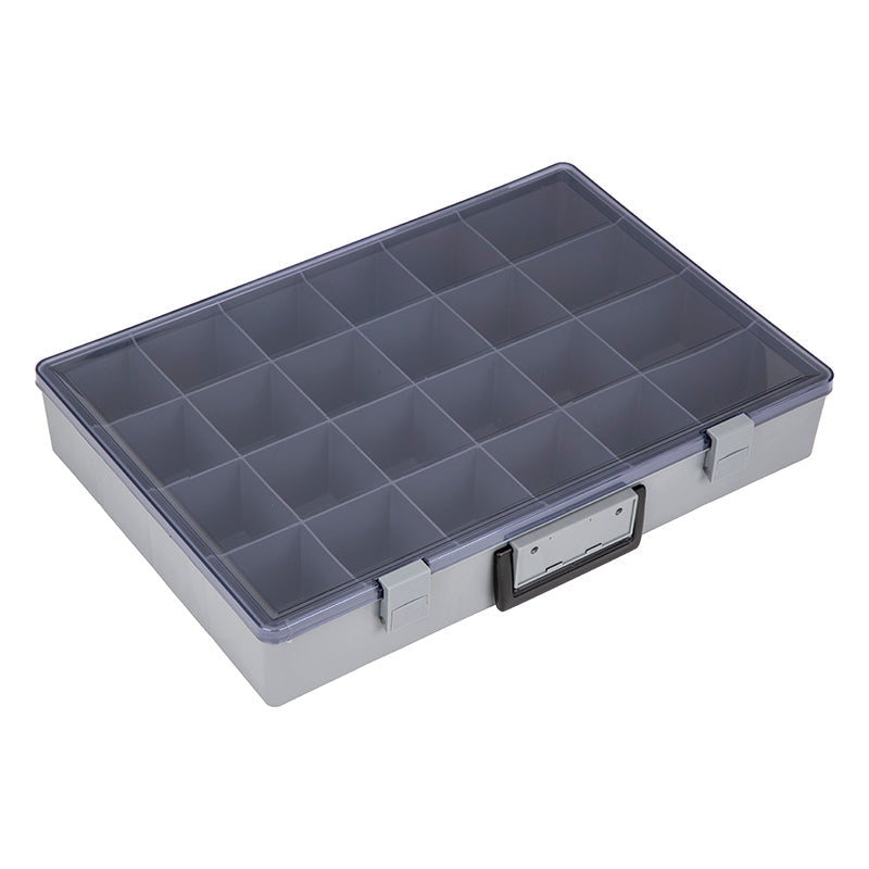 6745AA (1024-2) Large Industrial Satchel Compartment Case Closed Angled View
