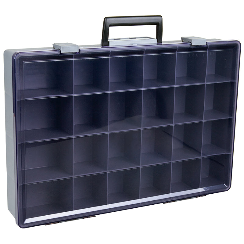 6745AA (1024-2) Large Industrial Satchel Compartment Case Angled Front View