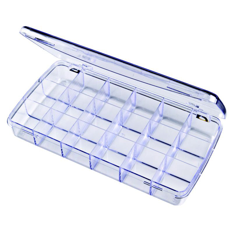 Compartment Db Box Diamondback™ Series 6708CD (DB200) Crystal Clear 18 Compartment Box