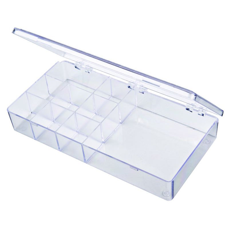 A-Series 6620CB (A209) Crystal Clear 9 Compartment Box