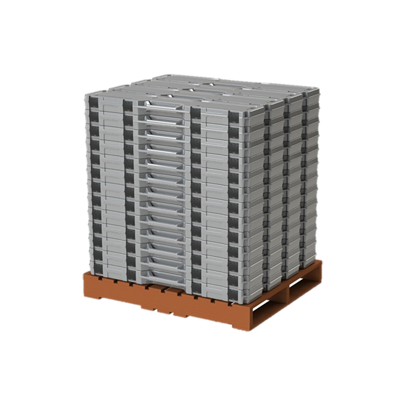 4610PP Pallet Packer Case, example of pallet stack