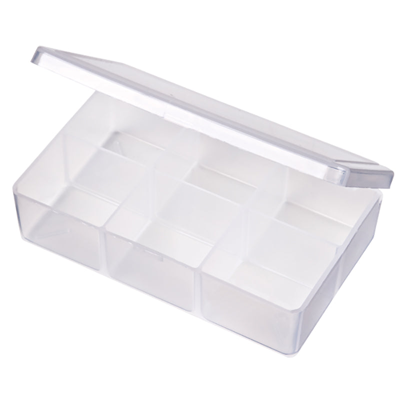 T-Series 6704TE (T220) Translucent 6 Compartment Box