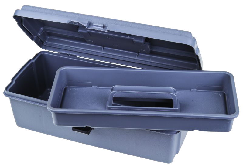 Grand Plastique Toolboxes poitrine Organisateur verrouillable couvercle compartiment de rangement Inserts 