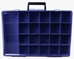 1021-2, 21 Compartment Large Satchel Style Case front