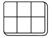 A311- Slim Line 6 Compartment Box diagram