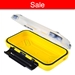 Black Ribbon Clear Lid w/ Yellow Base 6-1/4 Open case in Sale