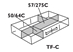TF-C Conductive Storage Replacement Drawer diagram 1