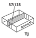 TF & TJ Storage Cabinet Drawer Divider 12 Pack with Measurement
