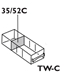 TW-C Conductive Storage Replacement Drawer with Measurement