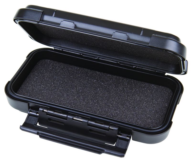 Black Ribbon Case 6 1/4 (15.56 cm) with flat foam lid & base