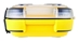 Black Ribbon Clear Lid w/ Yellow Base 5&quot; (12.70 cm) - 6735PY